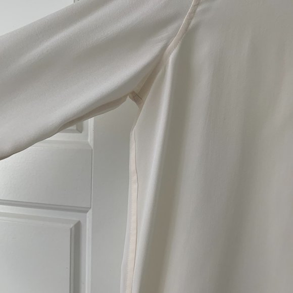 Equipment Blouse, Off-White or Cream, SZ S - Picture 7 of 8